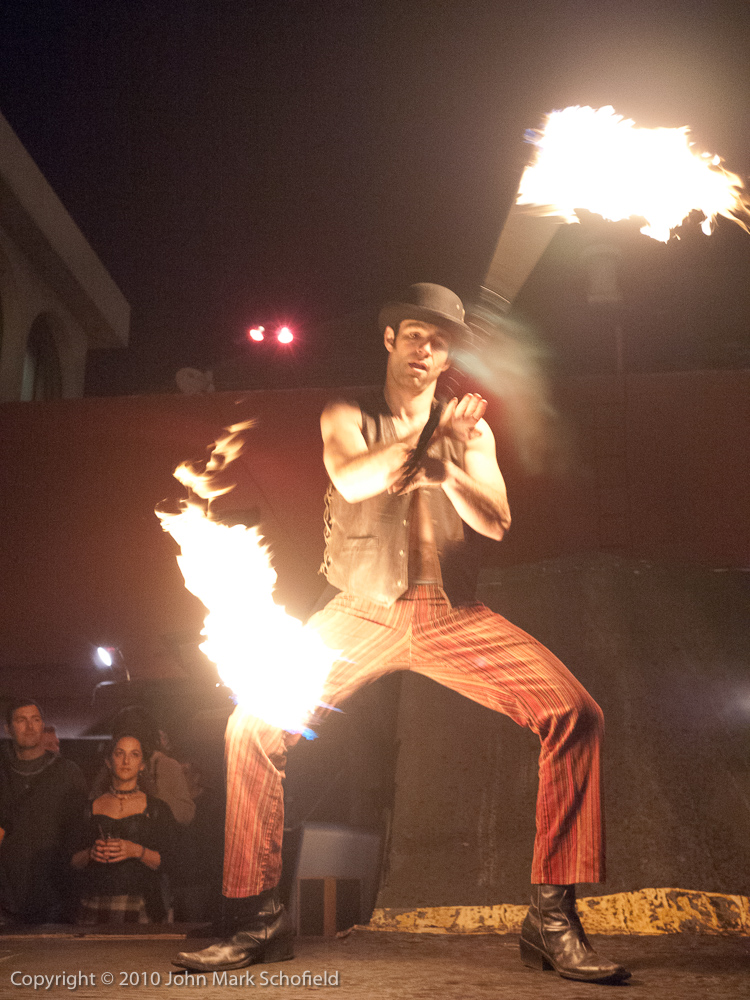 Fire Performer at Carnival Noir