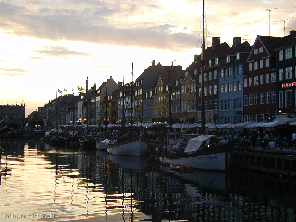Sunset in Copenhagen